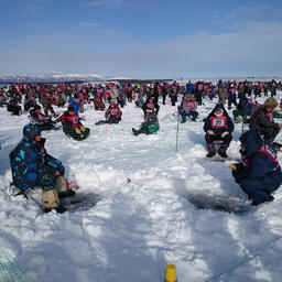 Погода на Сахалине в феврале бывает разная, но настроение участников фестиваля всегда выше нуля