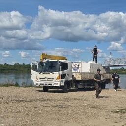 Молодь переселили в реку Зея. Фото пресс-службы Главрыбвода