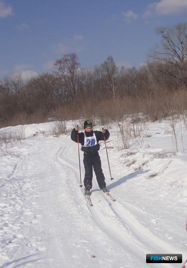Юный преображенец Петр ЦЫРКОВ заражал своей энергией всех взрослых лыжников
