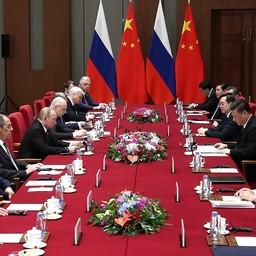 Российско-китайские переговоры. Фото ТАСС