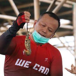 Министр морских дел и рыболовства Республики Индонезия Эдхи ПРАБОВО арестован по подозрению во взятке. Фото Mongabay