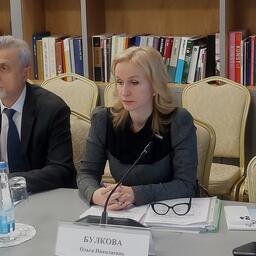 Председатель Хабаровского Крайрыбакколхозсоюза Ольга БУЛКОВА на заседании правления Союза рыболовецких колхозов России