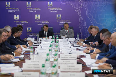 Совещание по мониторингу выполнения поручений президента проходило в Южно-Сахалинске. Фото пресс-службы областного правительства