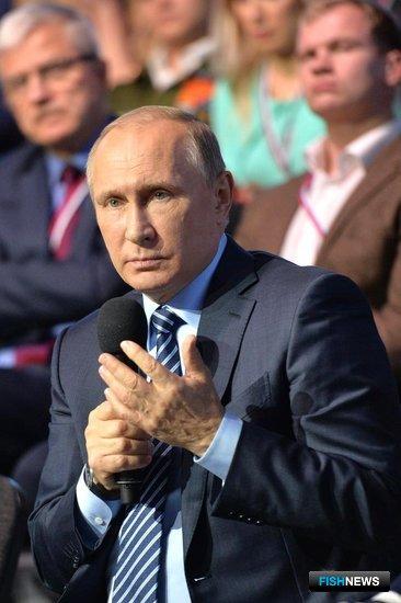 Глава государства Владимир ПУТИН на форуме ОНФ. Фото пресс-службы президента