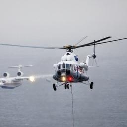 Авиация спасателей ведет поиск. Фото пресс-службы ГУ МЧС по Приморскому краю