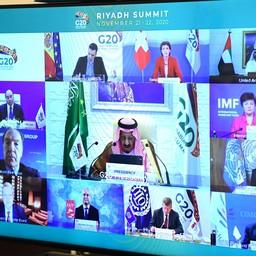 Саммит «Группы двадцати» проходил в режиме видеоконференции. Фото пресс-службы президента РФ