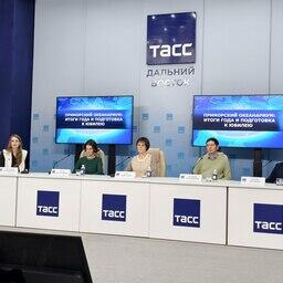 Встреча с сотрудниками океанариума прошла в региональном информационном центре «ТАСС Дальний Восток»