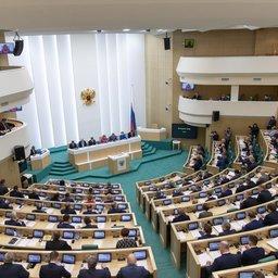 Заседание Совета Федерации. Фото пресс-службы верхней палаты парламента