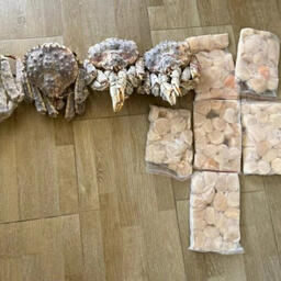 Дома у организатора незаконного промысла нашли также мороженую продукцию. Фото пресс-службы УМВД по Сахалинской области