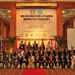 10-й форум азиатских морских и рыбохозяйственных университетов (AMFUF), Филиппины. Фото предоставлено Дальрыбвтузом.