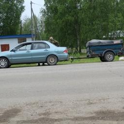 Транспорт задержанного. Фото пресс-службы УМВД России по Томской области