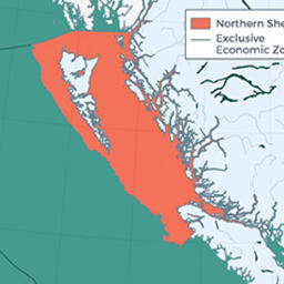 Карта нового заповедника. Изображение предоставлено департаментом рыболовства и океанов Канады