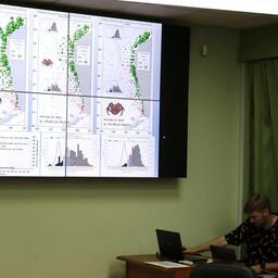 Кроме того, специалисты рассмотрели актуальные данные о распределении и составе промысловых скоплений крабов западнокамчатского шельфа и Северо-Охотоморской подзоны. Фото пресс-службы ТИНРО