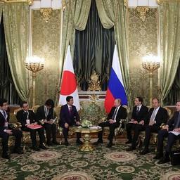 Российско-японские переговоры. Фото с сайта президента РФ