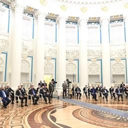 Встреча президента с представителями российских деловых кругов. Фото пресс-службы главы государства
