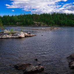 Княжегубское водохранилище. Фото Николая («Википедия»)