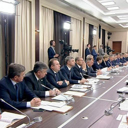 Заседание президиума Госсовета по вопросам развития рыбохозяйственного комплекса. Ново-Огарёво, октября 2015 г.