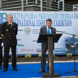 Виктор ЗУБКОВ открывает Международную выставку "Экспофиш-2011"