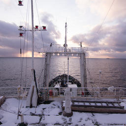 Траулер Русской рыбопромышленной компании в море. Фото пресс-службы РРПК