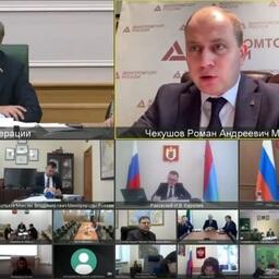 Статс-секретарь — заместитель министра промышленности и торговли Роман ЧЕКУШОВ. Кадр видео СФ