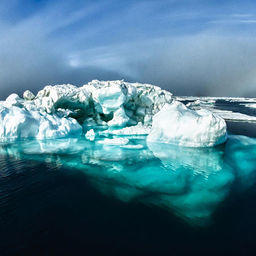 Айсберг в Арктике. Фото из «Википедии»