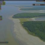 Контроль акватории и береговой полосы озера Медвежье производится с помощью беспилотного летательного аппарата