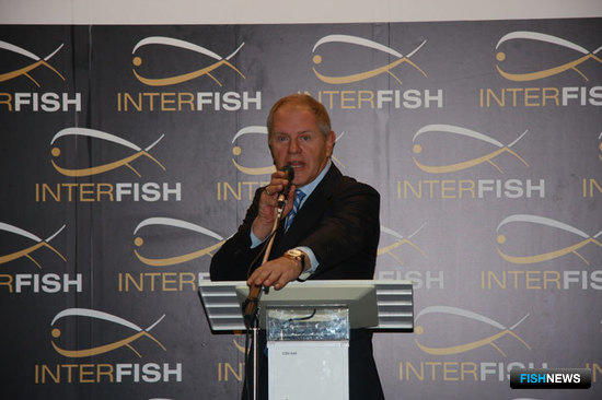 Андрей КРАЙНИЙ открывает выставку Interfish-2009