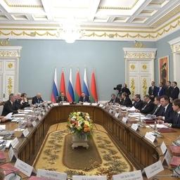 Заседание Совета министров Союзного государства в Гомеле. Фото пресс-службы Правительства РФ
