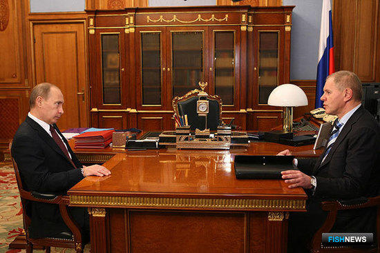 Рабочая встреча Владимира Путина с Андреем Крайним