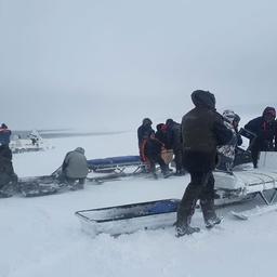 В Сахалинской области прошла масштабная операция по спасению 12 рыболовов. Фото пресс-службы МЧС России