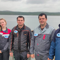 Команда ученых на борту «Профессора Бойко». Фото пресс-службы ВНИРО