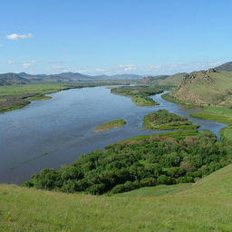 Река Селенга в Бурятии. Фото Angie
