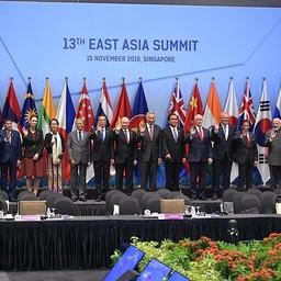 Лидеры государств - участников Восточноазиатского саммита. Фото пресс-службы президента РФ