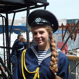 Курсантка – участница первого в году рейса «Паллады»