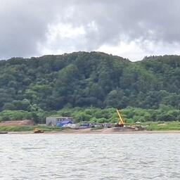 Рыбацкий стан на сахалинском берегу. Архивное фото