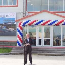 На церемонии открытия берегового предприятия выступил помощник президента РФ, председатель Морской коллегии Николай ПАТРУШЕВ