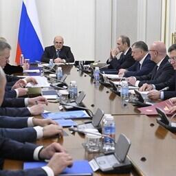 Совещание председателя правительства Михаила МИШУСТИНА с вице-премьерами. Фото пресс-службы кабмина