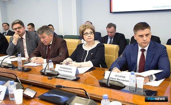 Предстоящая лососевая путина обсуждалась на совещании в Совете Федерации. Фото пресс-службы СФ