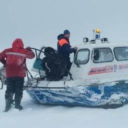 Спасательное судно на воздушной подушке. Фото пресс-службы МЧС России