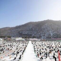 Ледовый праздник в Хвачхоне, январь 2024 г. Фото Kim Sung Joo, KOCIS (Korean Culture and Information Service). CC BY-SA 2.0