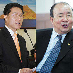 Министры Чон Унчхон и Чон Чжонхван