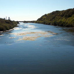 Река Амчигача. Фото Kamczadałka («Википедия»). Фото доступно на условиях лицензии Creative Commons Attribution-ShareAlike 3.0 