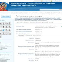 Аукционная документация опубликована на сайте torgi.gov.ru