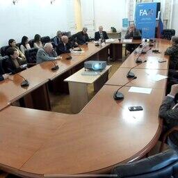 ​Брифинг прошел в Доме ООН в Москве в онлайн- и офлайн-форматах