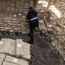 Рыбопродукция на судне в Сахалинской области. Архивное фото