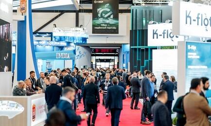 Международный рыбопромышленный форум и Выставку рыбной индустрии, морепродуктов и технологий в этом году посетили свыше 20 тыс. отраслевых специалистов. Фото предоставлено ESG