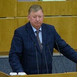 Для принятия во втором чтении законопроект представил председатель комитета по аграрным вопросам Госдумы Владимир КАШИН. Скриншот видеотрансляции пресс-службы ГД