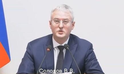 Губернатор Камчатского края Владимир СОЛОДОВ. Скриншот видео с сайта президента