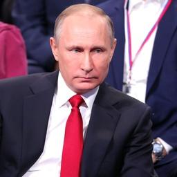 Глава государства Владимир ПУТИН на медиафоруме в Санкт-Петербурге. Фото пресс-службы президента РФ