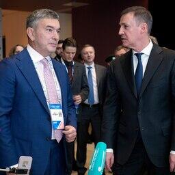 О степени готовности научно-исследовательского судна «Викентий Зайцев» директор ВНИРО Кирилл КОЛОНЧИН доложил вице-премьеру Дмитрию ПАТРУШЕВУ на площадке Выставки рыбной индустрии, морепродуктов и технологий. Фото пресс-службы института